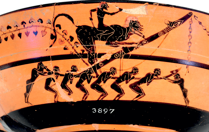 Phallus pole, Kylix
