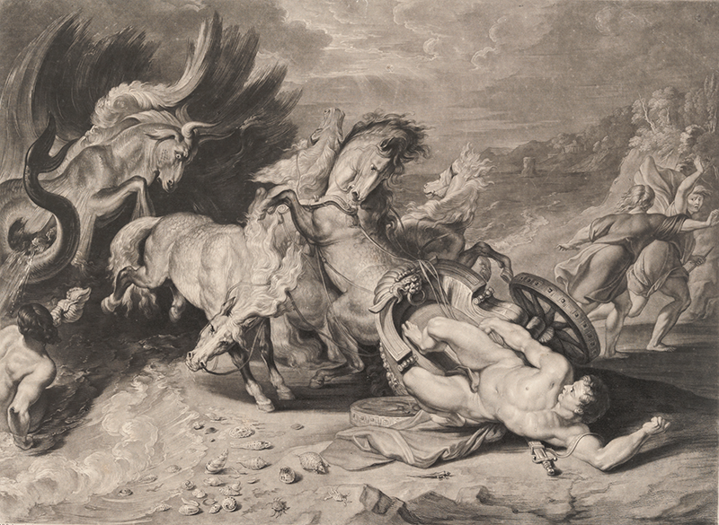 Death of Hippolytus, Rubens