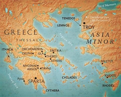 Aegean world, Trojan War