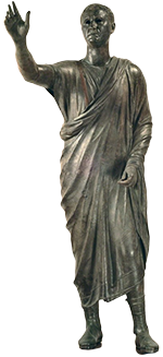 "L'arringiatore," Florence Archaeological Museum