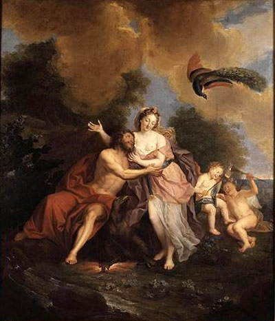 Zeus and Hera on Mount Ida. Musée des Beaux-Arts de Rennes