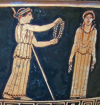 The adornment of Pandora. Detail of photo by Sebastià Giralt, Flickr