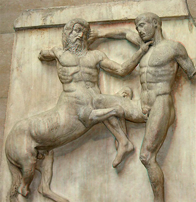 Battle of Centaurs and Lapiths, Athens, Parthenon