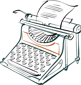 typewriter, decorative