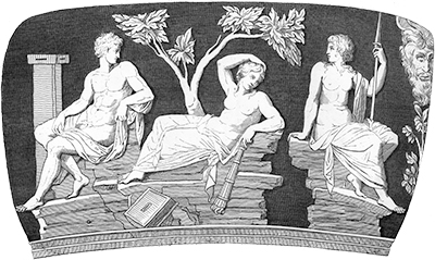 Scene from the Portland Vase