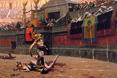 Pollice Verso ("With a Turned Thumb"), Jean-Léon Gérôme