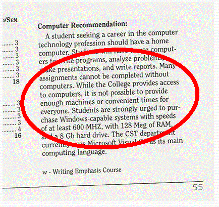 BCC Computer Recommendation