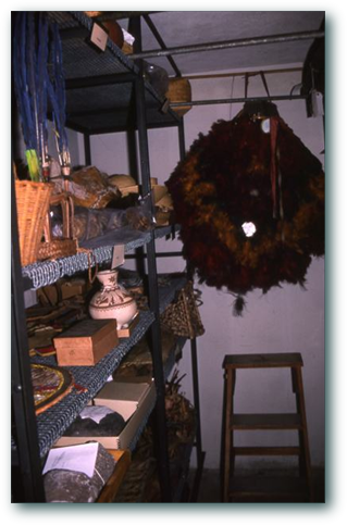 Yaqui Artifacts from Sierra Mazatan in Storage, AMNH